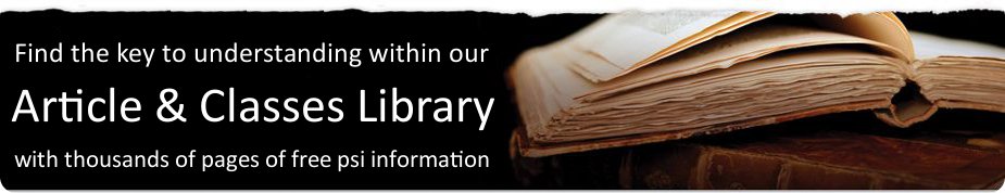 Find understanding from thousands of pages of free psi articles and classes within the Psi Palatium Library